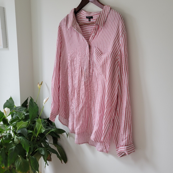 Striped button down shirt - Picture 1 of 2